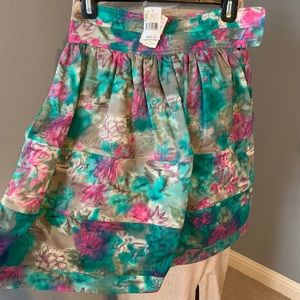 NWT Elizabeth & James Watercolor Skirt 4
